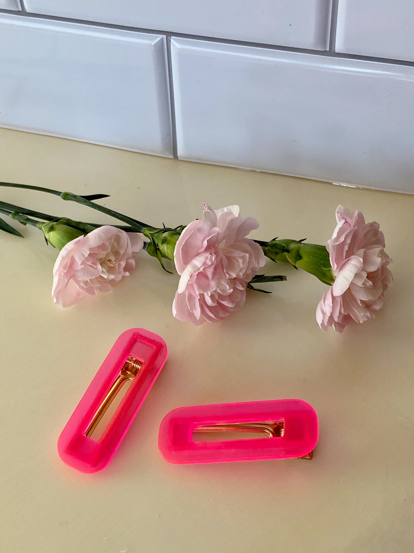 Hair Clips - Retro Rounds