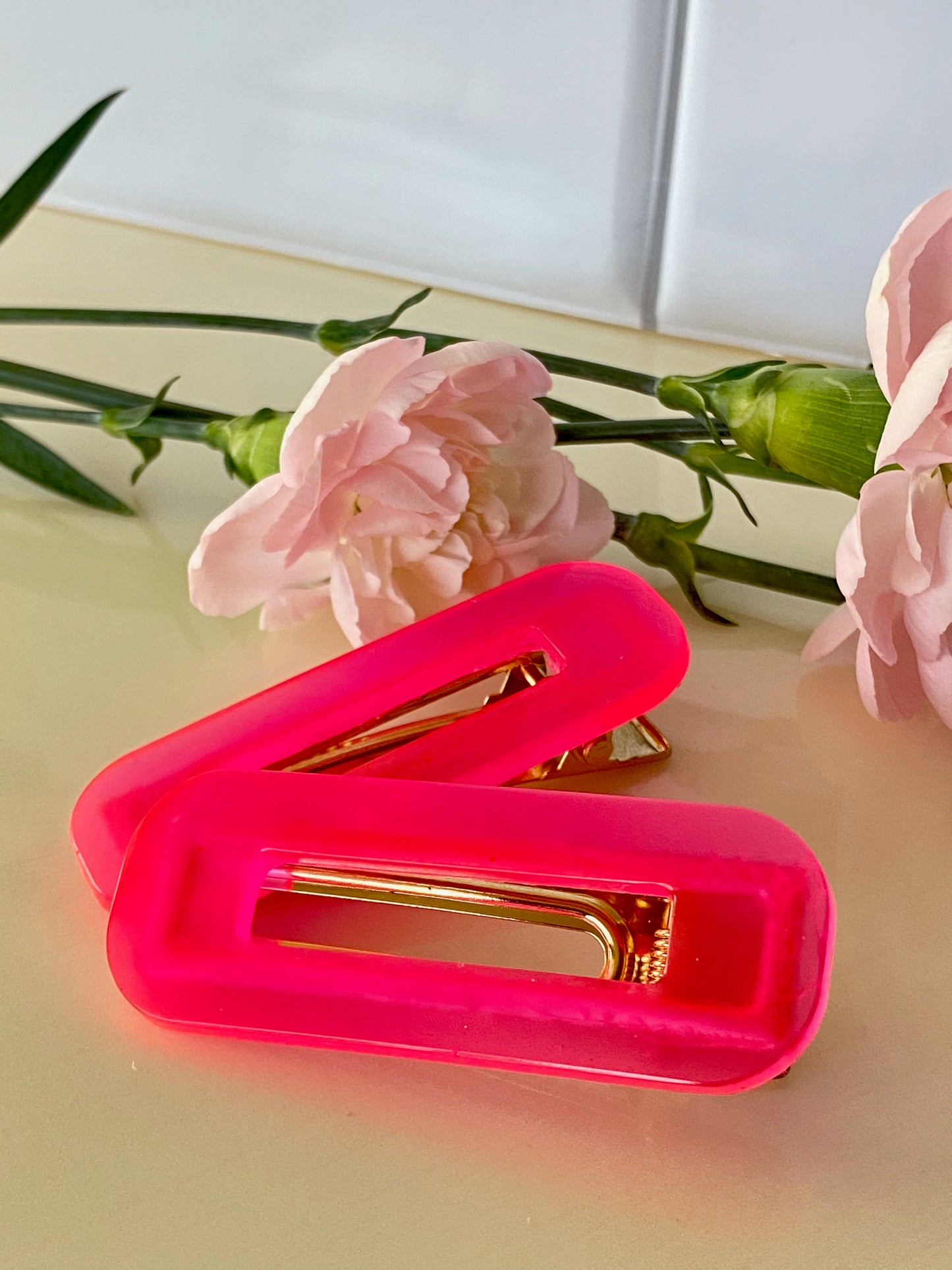 Hair Clips - Retro Rounds