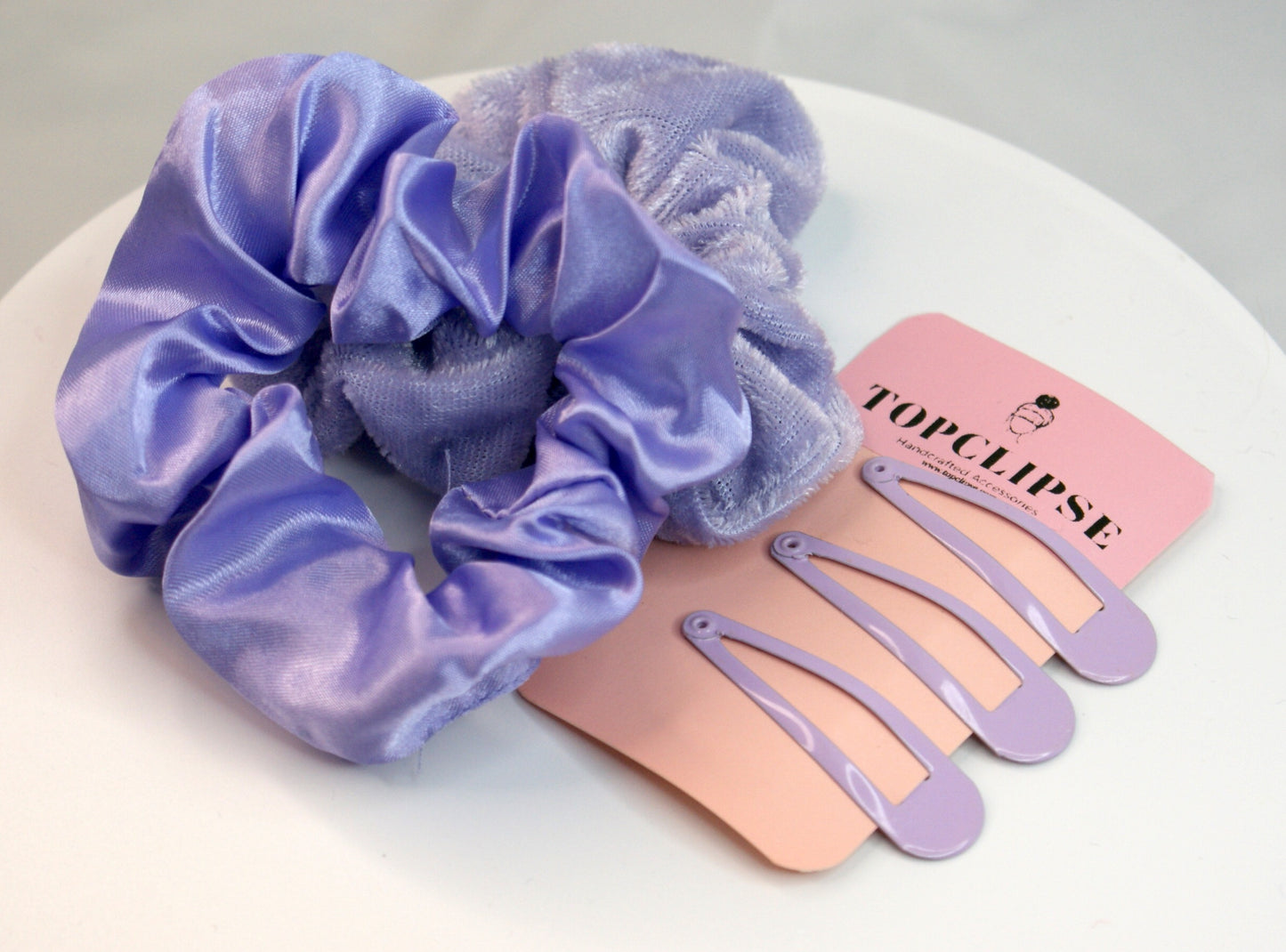Scrunchies - Pastel Snap Clip Sets