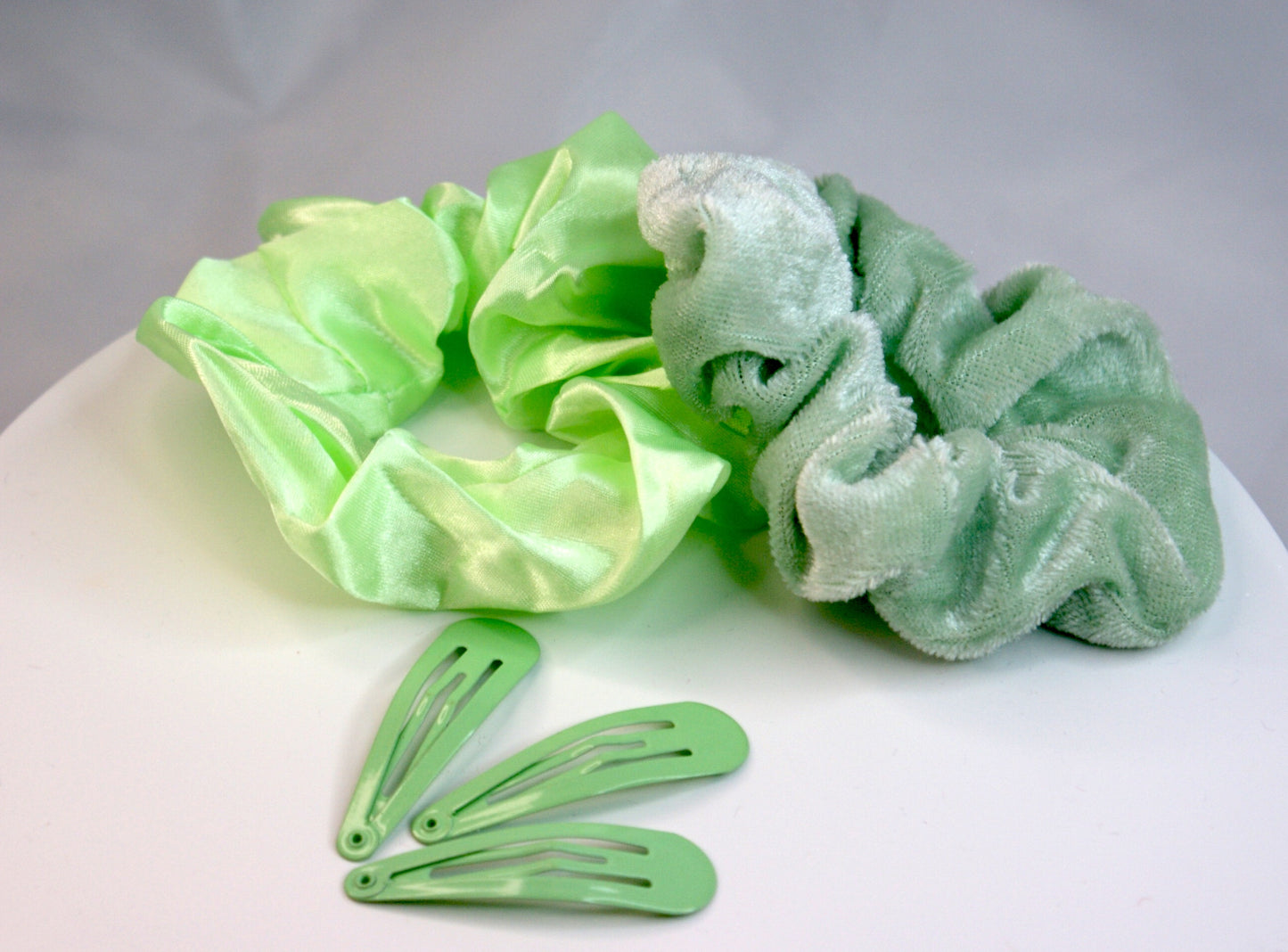 Scrunchies - Pastel Snap Clip Sets