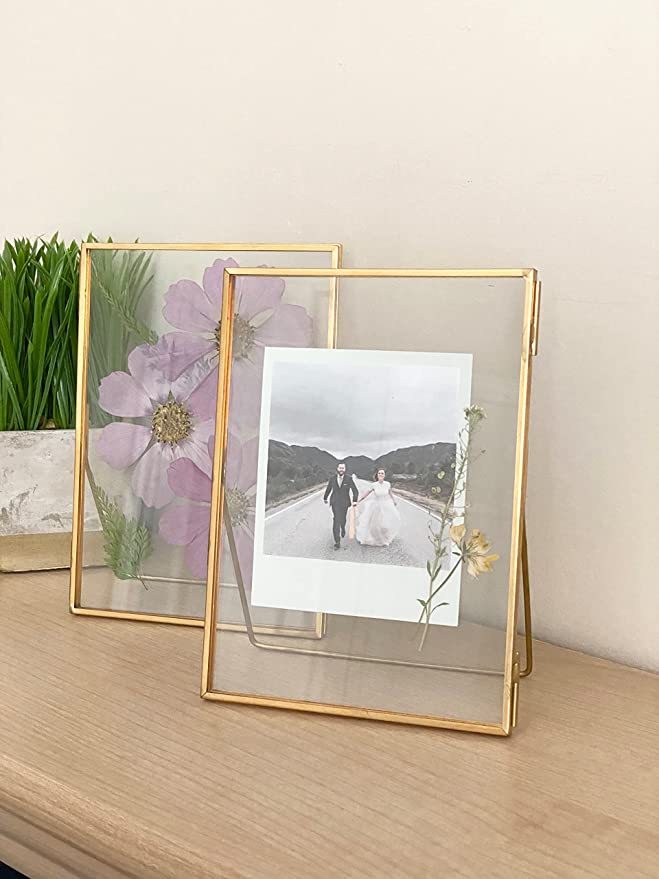 Pressed Glass Frame Set