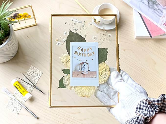 Pressed Glass Frame Set