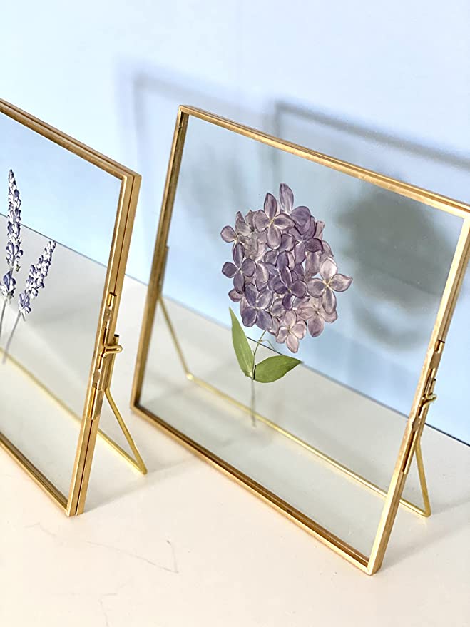 Pressed Glass Frame Set
