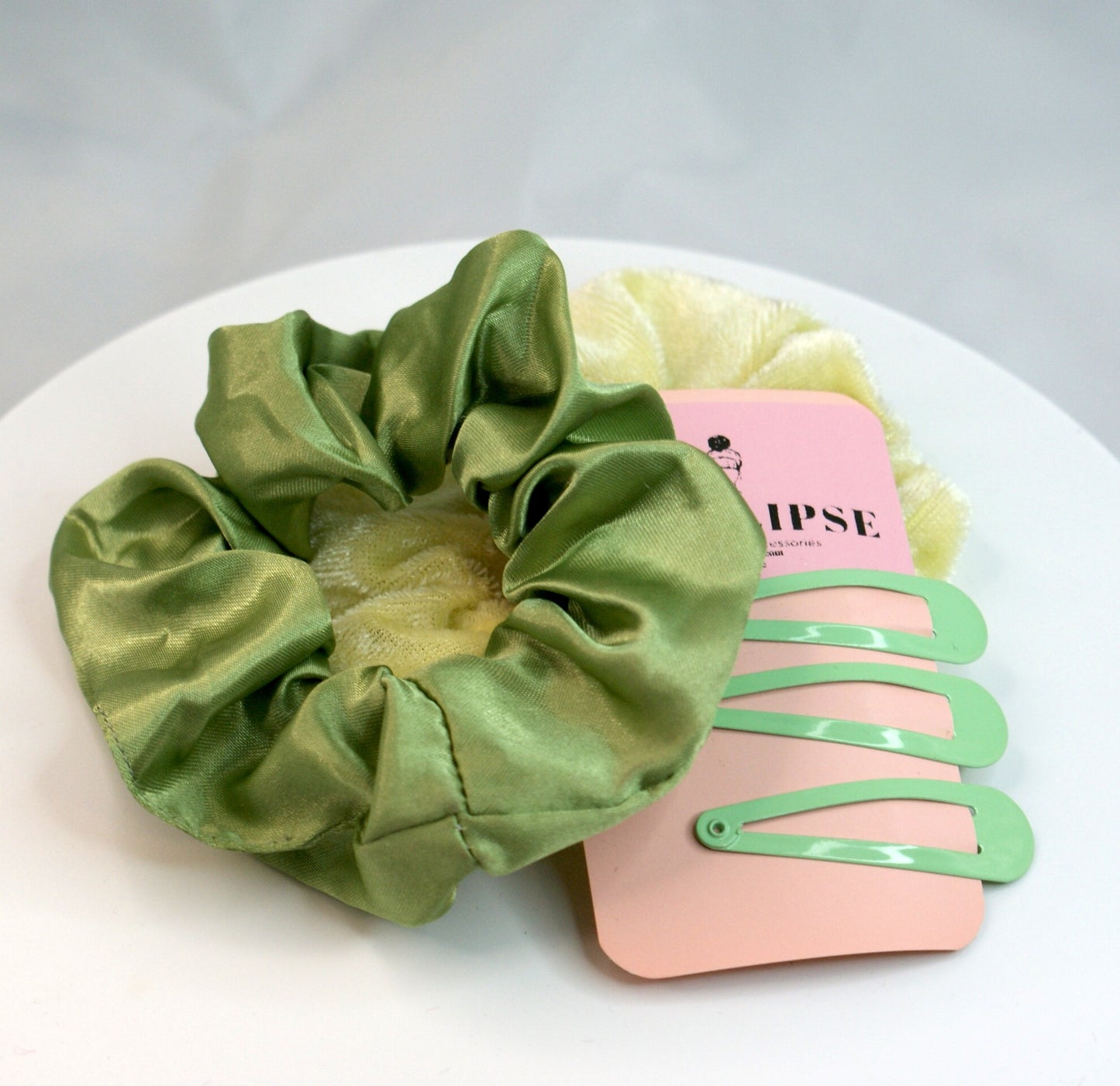 Scrunchies - Pastel Snap Clip Sets