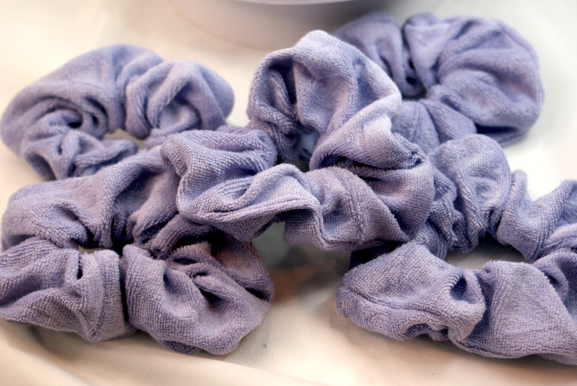 Made from microfiber material, these towel scrunchies are incredibly absorbent.