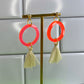 Ear Candy - Circle Tassel Drop