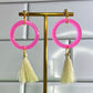 Ear Candy - Circle Tassel Drop
