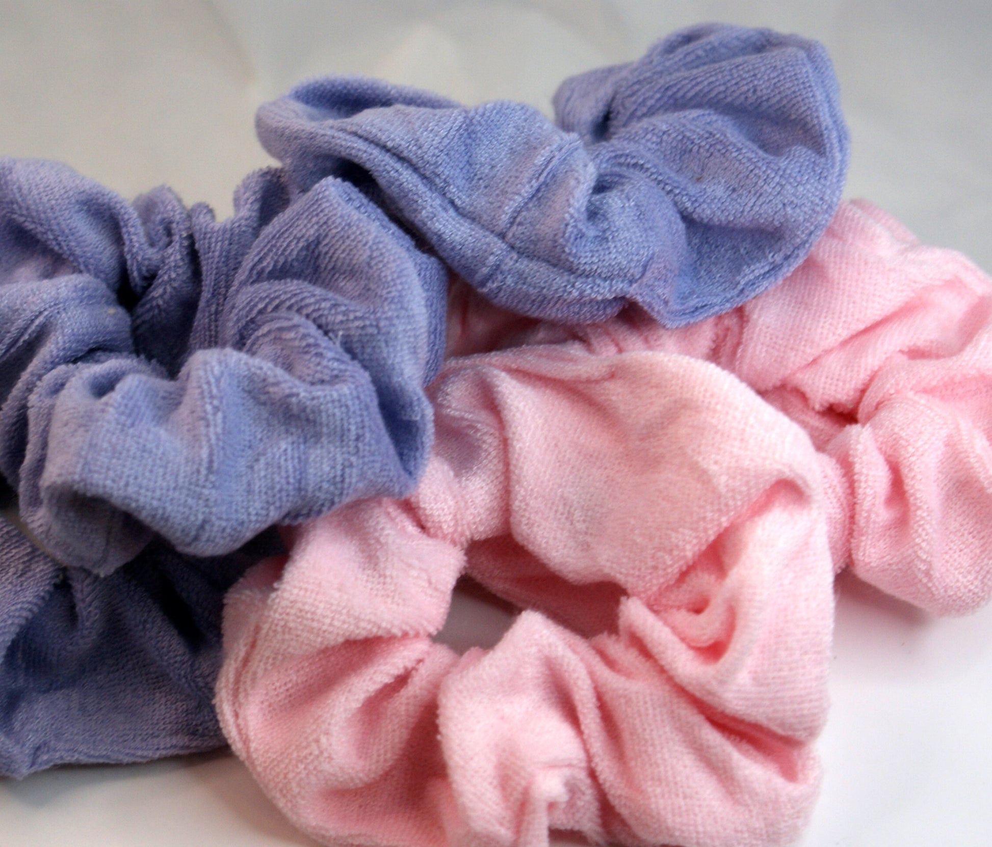 Made from microfiber material, these towel scrunchies are incredibly absorbent.